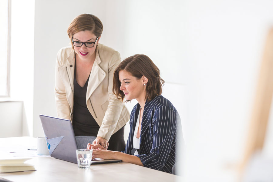 Business Women Working